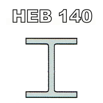 Poutrelle acier HEB 140 - S275JRG2, Dimension de votre poutrelle Poutrelle de 1.50m