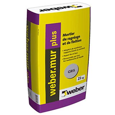 Webermur plus - gris - Sac 25 kg