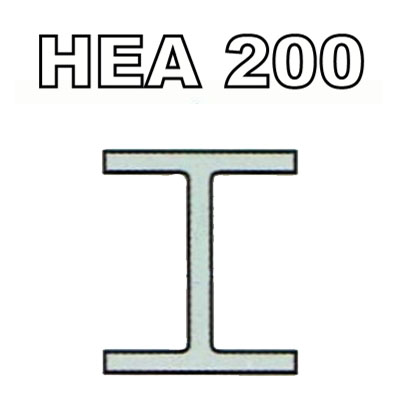 Poutrelle acier HEA 200 - S275JRG2, Dimension de votre poutrelle Poutrelle de 1.50m