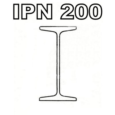 Poutrelle acier IPN 200 - S275JRG2, Dimension de votre poutrelle Poutrelle de 1.00m