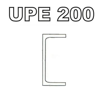 Poutrelle acier UPE 200, Dimension de votre poutrelle Poutrelle de 1.00m