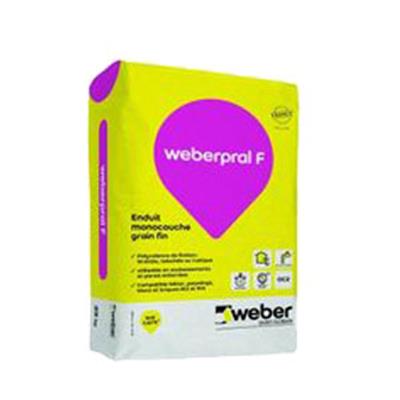 Weberpral F - Sac 25 kg Référence Couleur Ton pierre 016