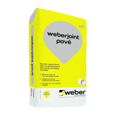 Weberjoint pavé - Sac de 25 kg Choix de la couleur Gris ciment