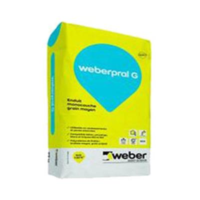 Weberpral G - Sac 25 kg  Référence Couleur Blanc 0000