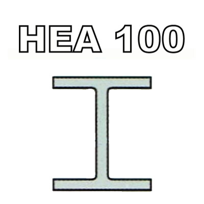 Poutrelle acier HEA 100 - S275JRG2, Dimension de votre poutrelle Poutrelle de 1.50m